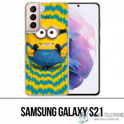 Custodia per Samsung Galaxy S21 - Minion Excited