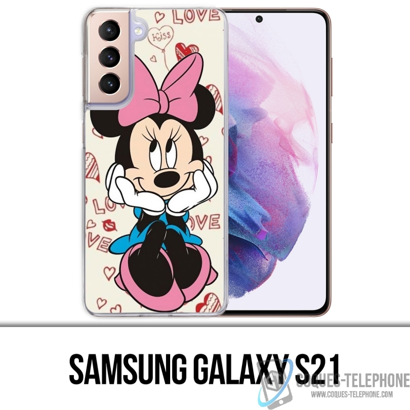 Coque Samsung Galaxy S21 - Minnie Love