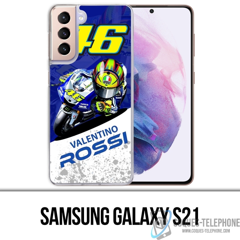 Custodia Samsung Galaxy S21 - Motogp Rossi Cartoon