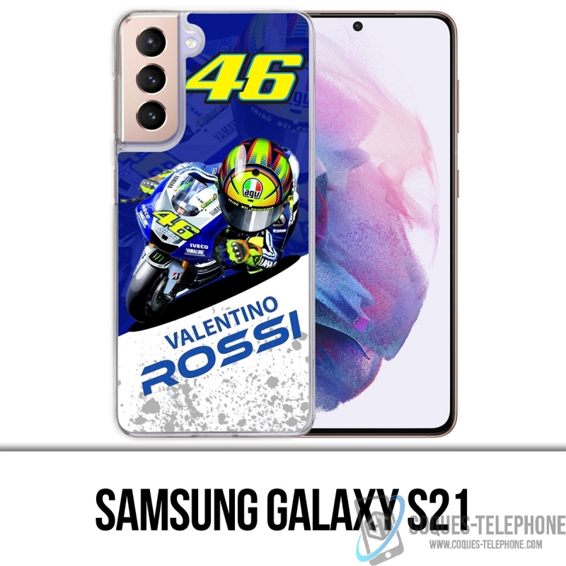 Custodia Samsung Galaxy S21 - Motogp Rossi Cartoon 2