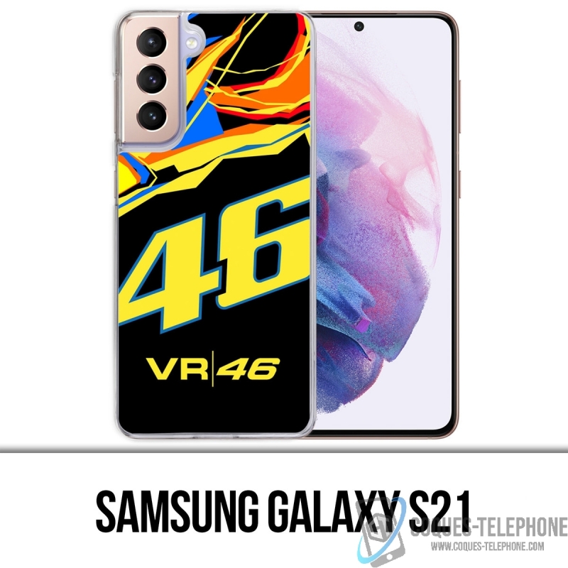 Custodia per Samsung Galaxy S21 - Motogp Rossi Sole Luna