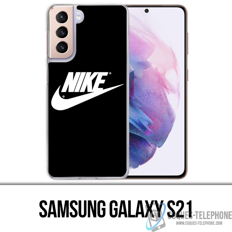 Custodia per Samsung Galaxy S21 - Logo Nike nera