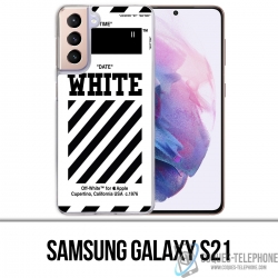 Coque Samsung Galaxy S21 - Off White Blanc