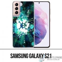 Samsung Galaxy S21 Case - Einteiliges Neongrün