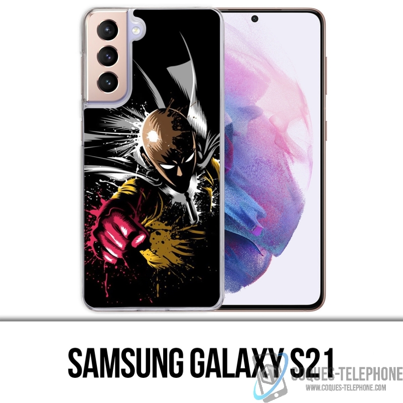 Funda Samsung Galaxy S21 - One Punch Man Splash