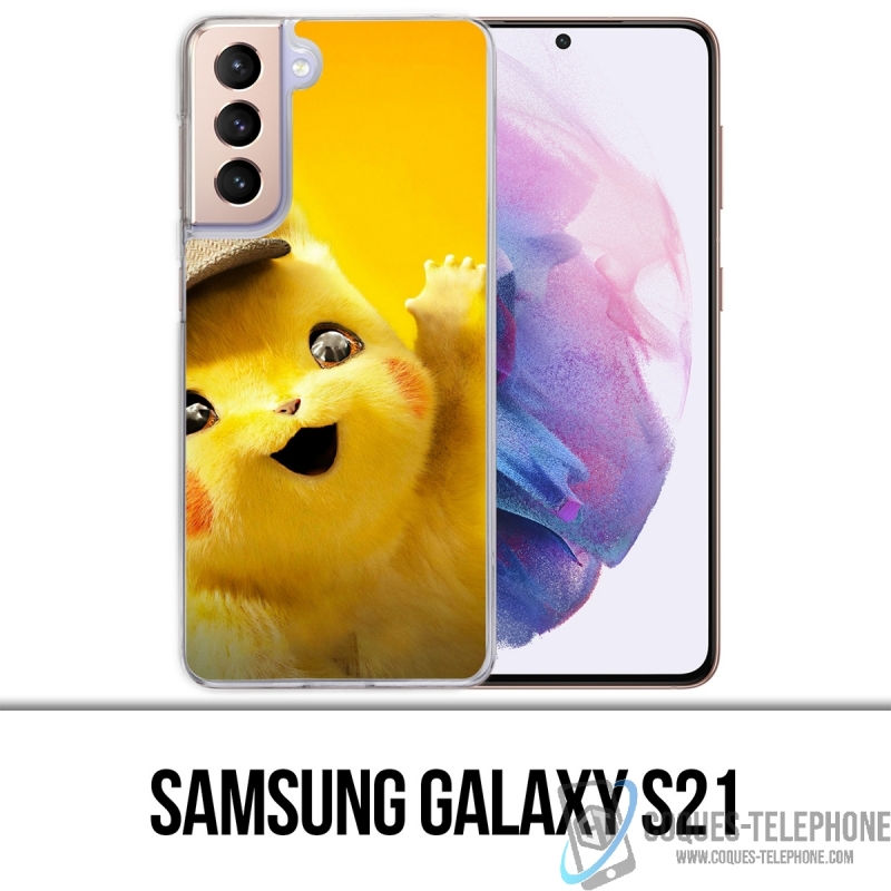 Custodia per Samsung Galaxy S21 - Pikachu Detective