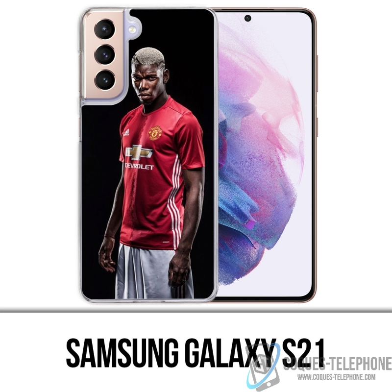 Coque Samsung Galaxy S21 - Pogba Manchester