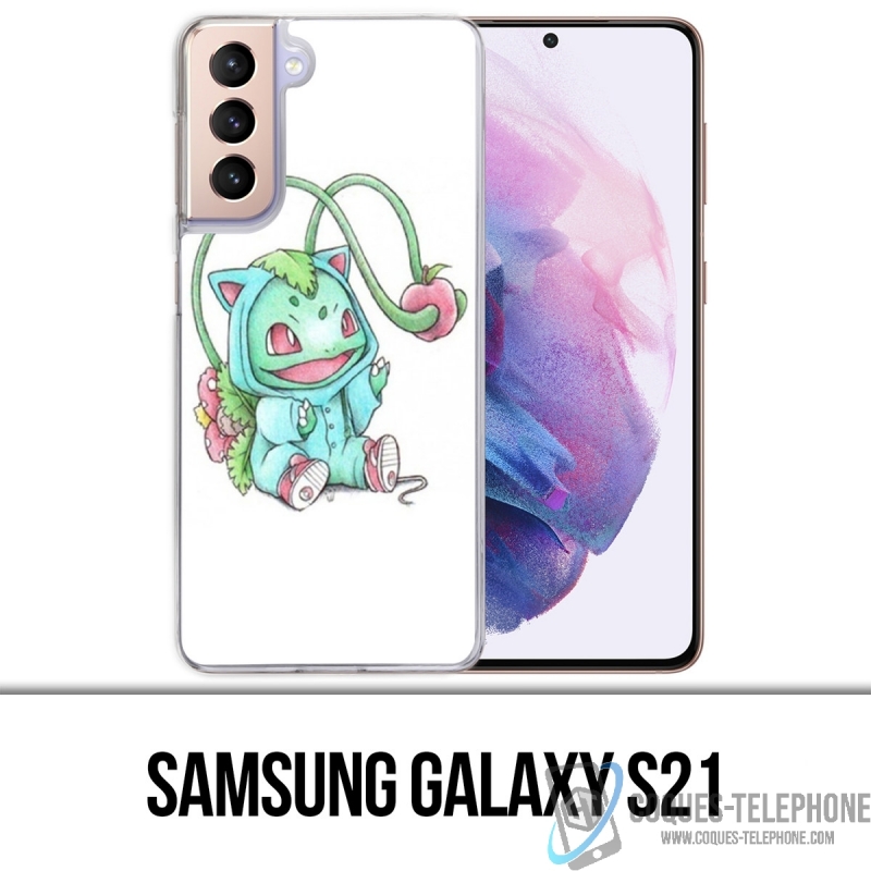 Coque Samsung Galaxy S21 - Pokemon Bébé Bulbizarre