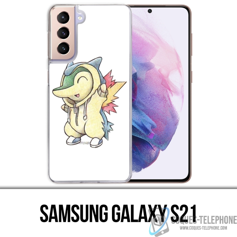 Funda Samsung Galaxy S21 - Pokémon Hericendre Bebé