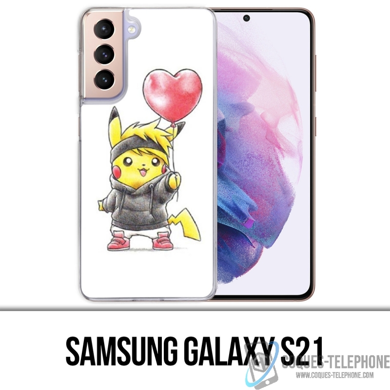 Coque Samsung Galaxy S21 - Pokémon Bébé Pikachu