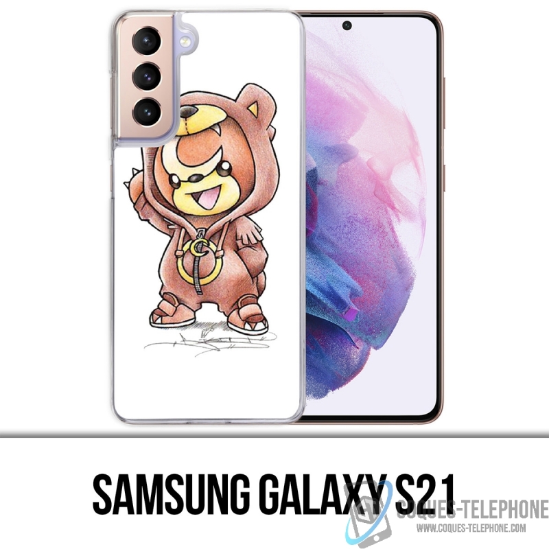 Funda Samsung Galaxy S21 - Pokemon Baby Teddiursa