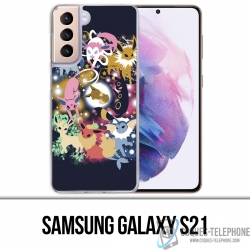 Coque Samsung Galaxy S21 - Pokémon Évoli Évolutions