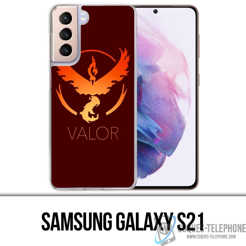 Coque Samsung Galaxy S21 - Pokémon Go Team Rouge