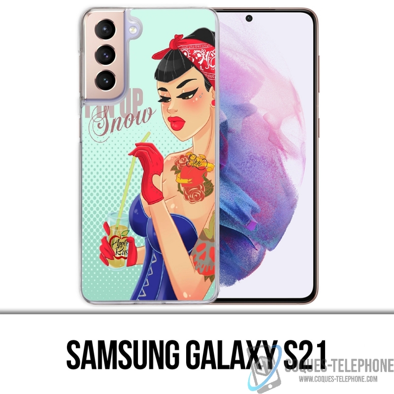 Funda Samsung Galaxy S21 - Princesa de Disney Blancanieves Pinup