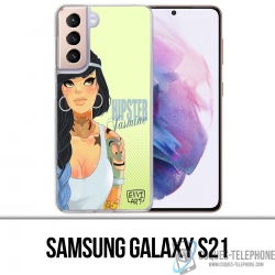 Custodia per Samsung Galaxy S21 - Disney Princess Jasmine Hipster