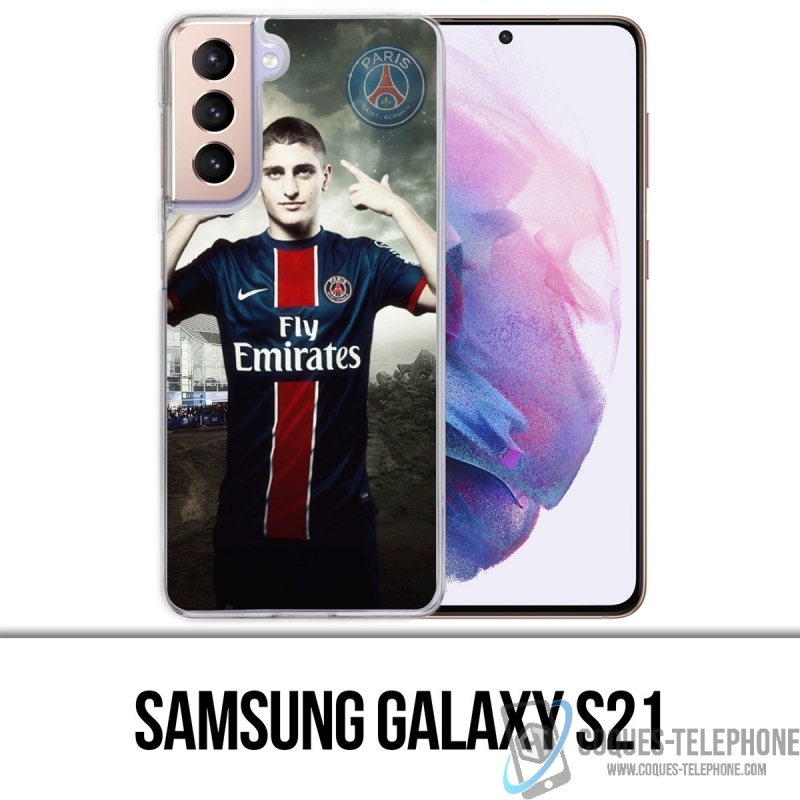 Coque Samsung Galaxy S21 - Psg Marco Veratti