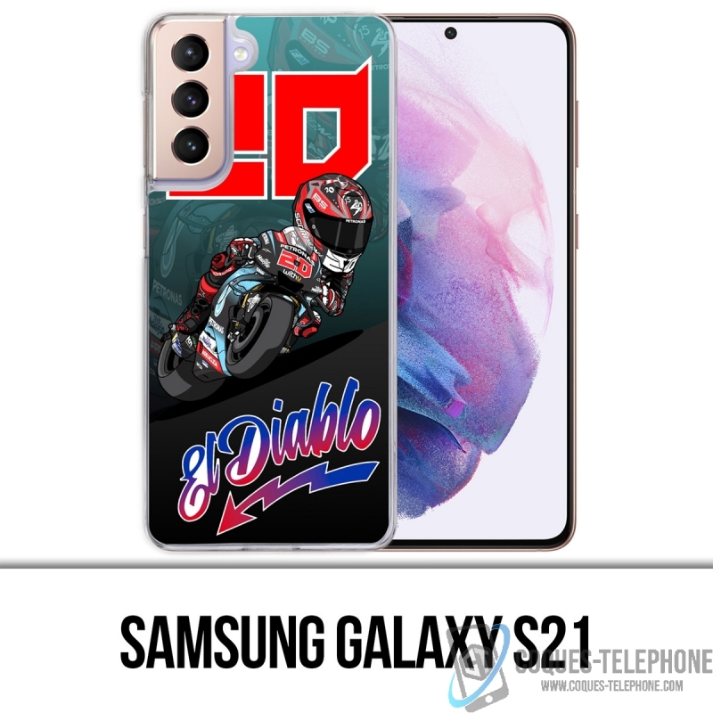 Funda Samsung Galaxy S21 - Quartararo Cartoon