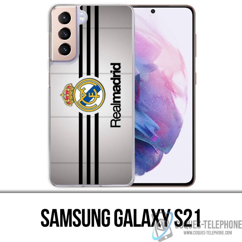 Custodia per Samsung Galaxy S21 - Real Madrid Stripes