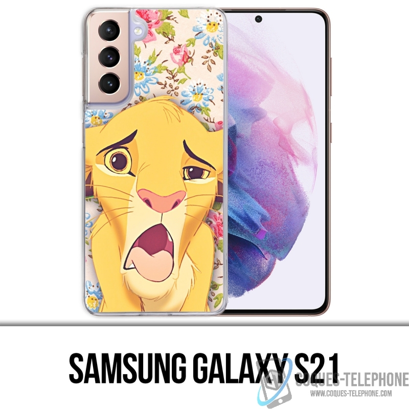 Funda Samsung Galaxy S21 - El Rey León Simba Mueca