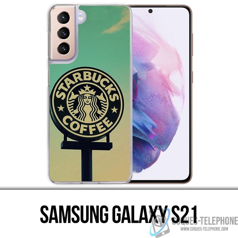 Coque Samsung Galaxy S21 - Starbucks Vintage