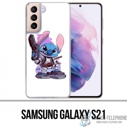 Coque Samsung Galaxy S21 - Stitch Deadpool