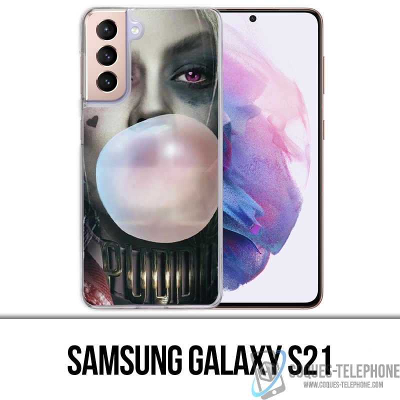 Samsung Galaxy S21 Case - Selbstmordkommando Harley Quinn Bubble Gum