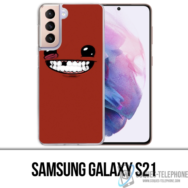 Funda Samsung Galaxy S21 - Super Meat Boy