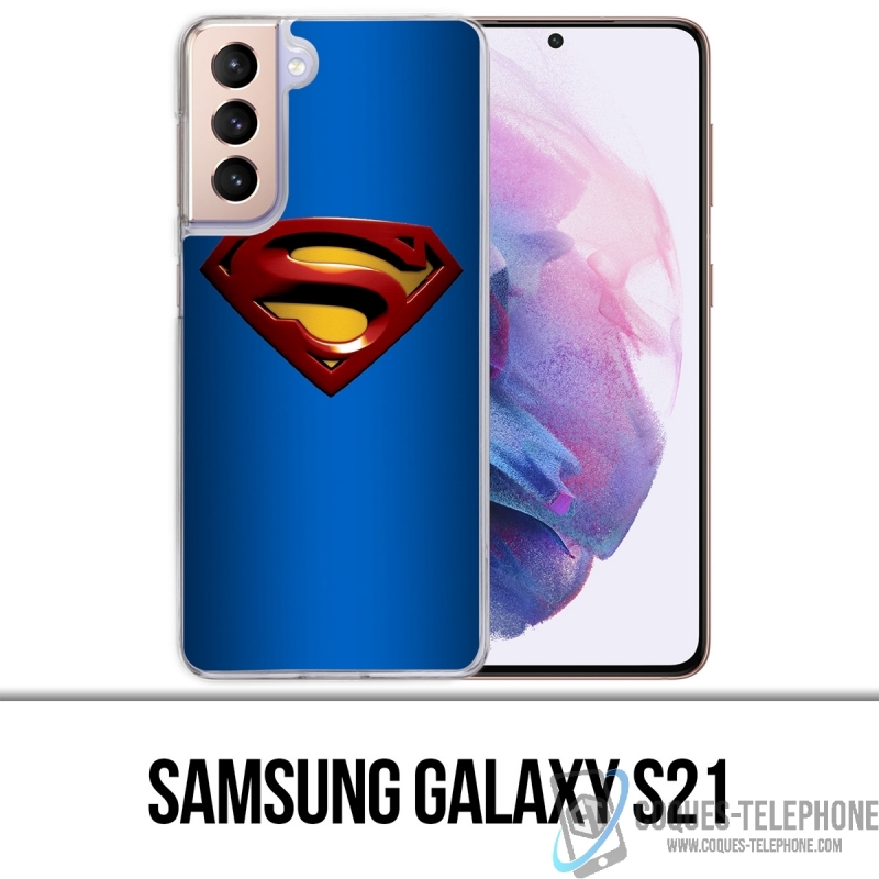 Custodia per Samsung Galaxy S21 - Logo Superman