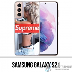 Custodia per Samsung Galaxy S21 - Supreme Girl Dos