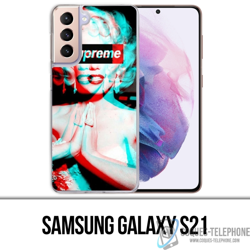 Custodia per Samsung Galaxy S21 - Supreme Marylin Monroe