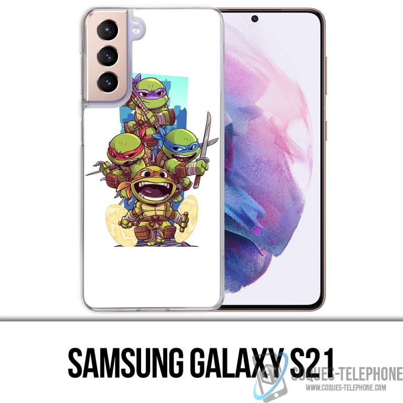 Custodia per Samsung Galaxy S21 - Cartoon Teenage Mutant Ninja Turtles