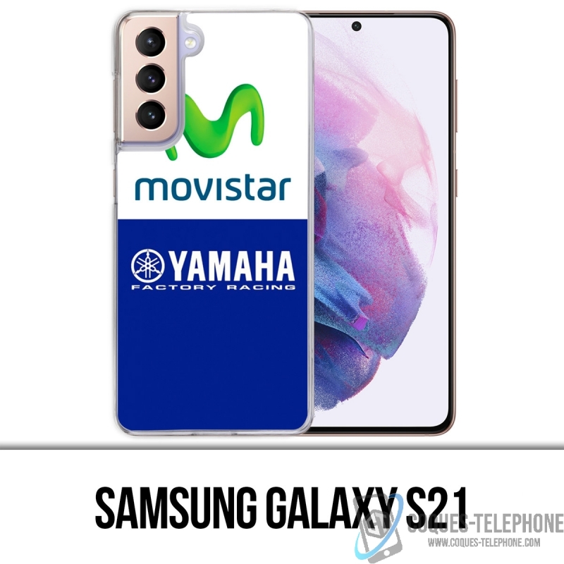 Coque Samsung Galaxy S21 - Yamaha Factory Movistar