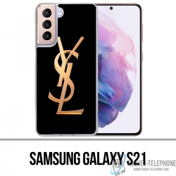 Samsung Galaxy S21 case - Ysl Yves Saint Laurent Gold Logo