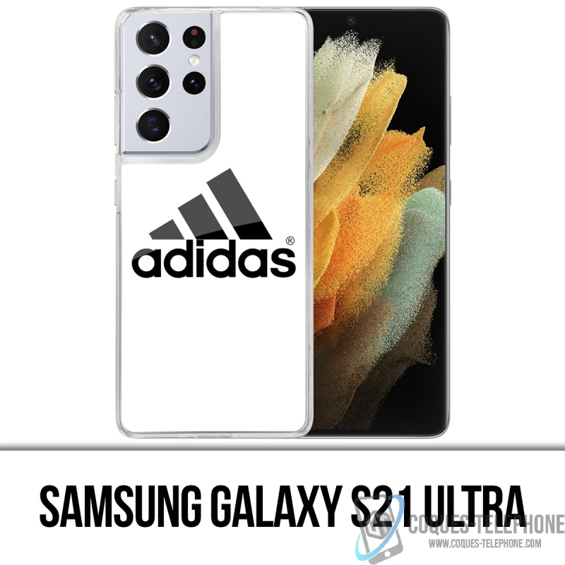 Samsung Galaxy S21 Ultra Case - Adidas Logo Weiß