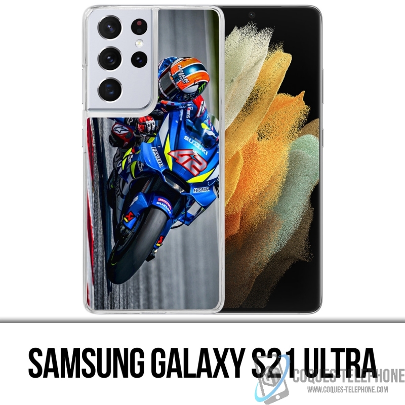 Custodia per Samsung Galaxy S21 Ultra - Alex Rins Suzuki Motogp Pilot