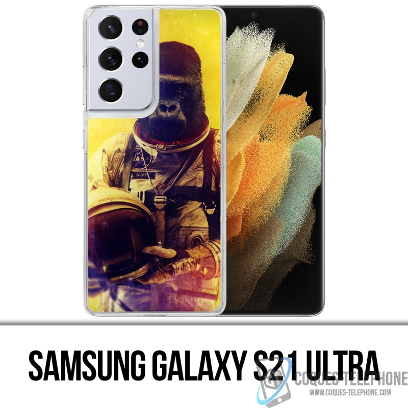 Funda Samsung Galaxy S21 Ultra - Animal Astronaut Monkey