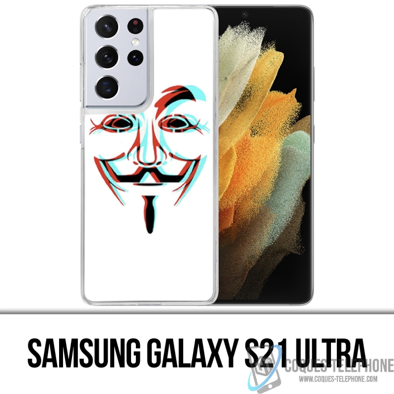 Coque Samsung Galaxy S21 Ultra - Anonymous 3D