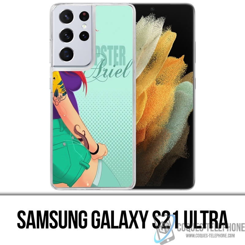 Coque Samsung Galaxy S21 Ultra - Ariel Sirène Hipster