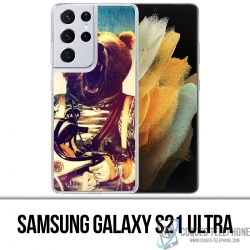 Coque Samsung Galaxy S21 Ultra - Astronaute Ours