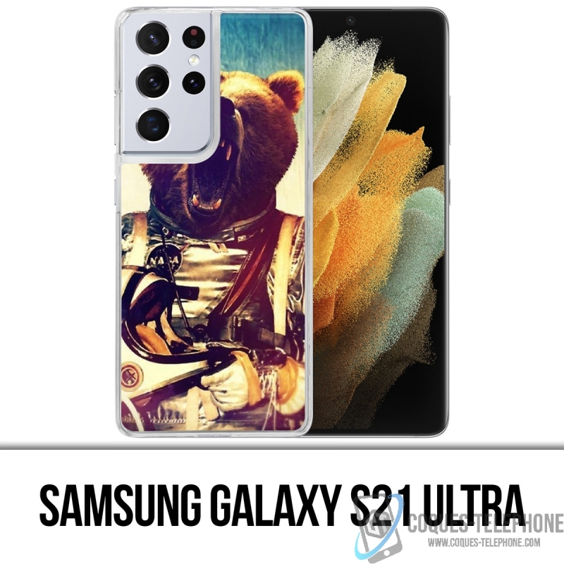 Custodia per Samsung Galaxy S21 Ultra - Orso astronauta