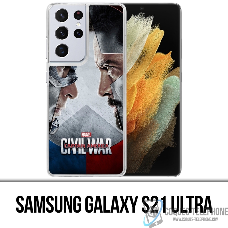 Custodia per Samsung Galaxy S21 Ultra - Avengers Civil War