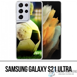 Custodia per Samsung Galaxy S21 Ultra - Pallone da calcio