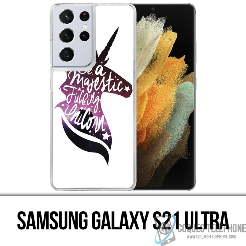Samsung Galaxy S21 Ultra Case - Seien Sie ein majestätisches Einhorn