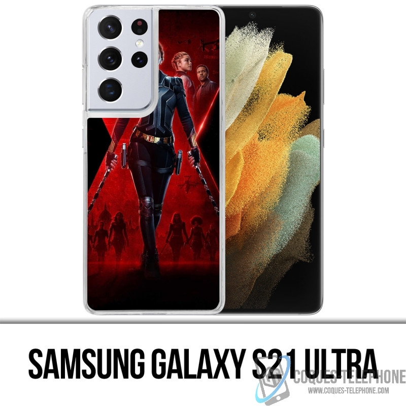 Custodia per Samsung Galaxy S21 Ultra - Poster Vedova Nera