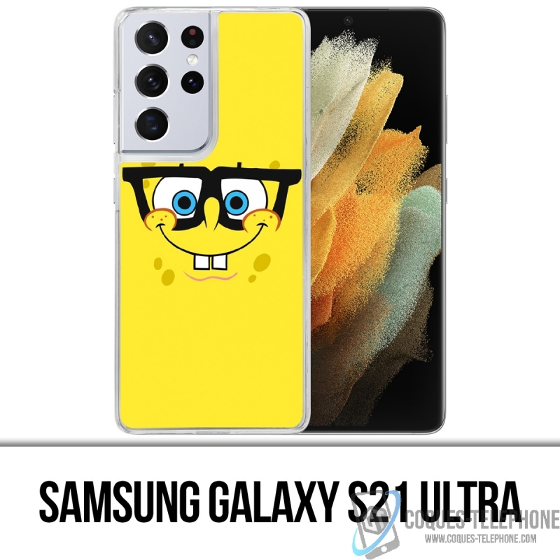 Custodia per Samsung Galaxy S21 Ultra - Occhiali SpongeBob