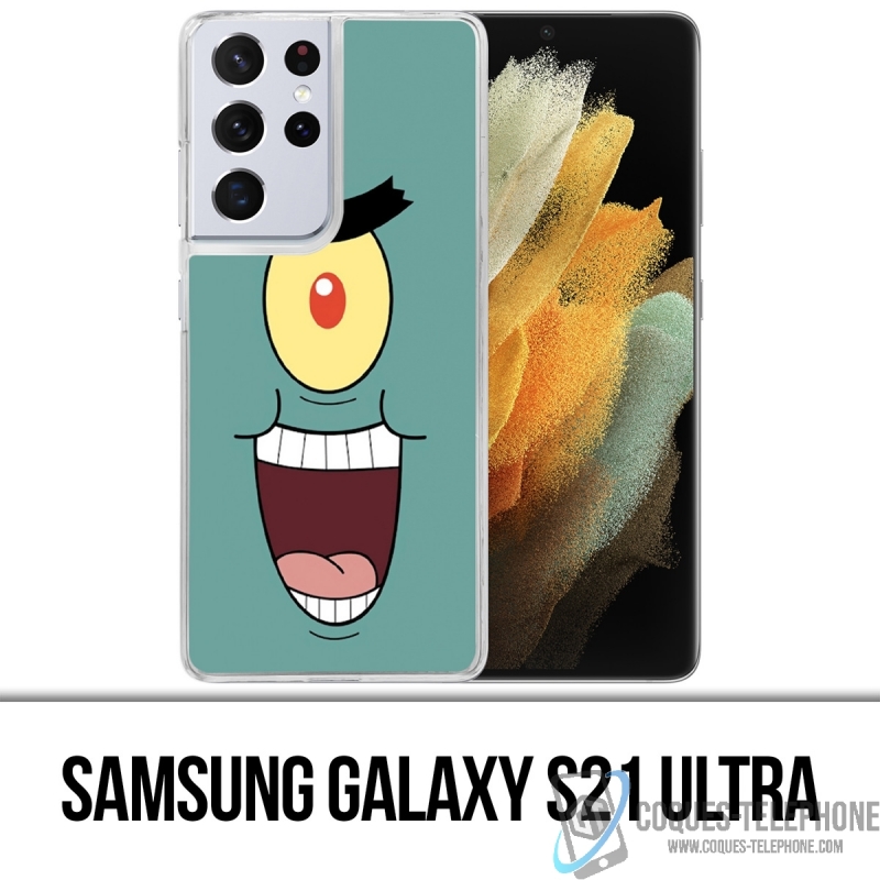 Coque Samsung Galaxy S21 Ultra - Bob Éponge Plankton