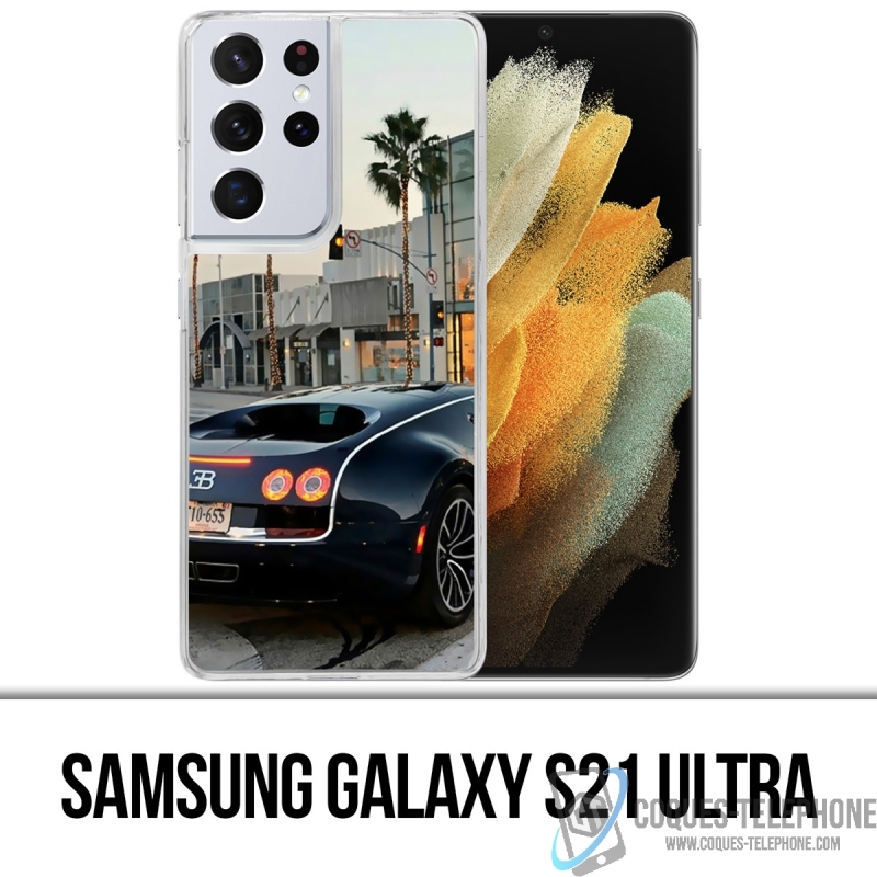 Coque Samsung Galaxy S21 Ultra - Bugatti Veyron City