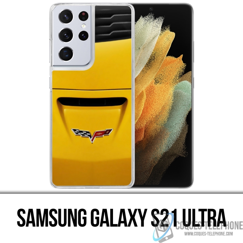 Custodia per Samsung Galaxy S21 Ultra - Cappuccio Corvette