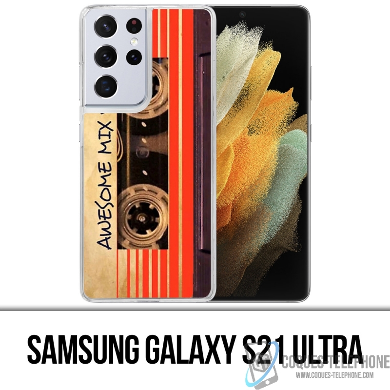 Samsung Galaxy S21 Ultra Case - Wächter der Galaxy Vintage Audio-Kassette