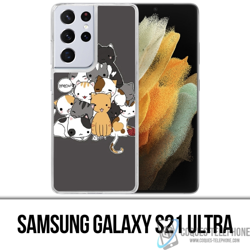 Custodia per Samsung Galaxy S21 Ultra - Cat Meow